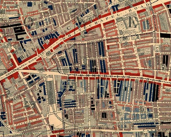 Exact boundaries of Whitechapel and other boroughs - Casebook Forums