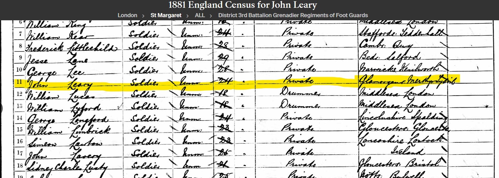 Click image for larger version

Name:	Wellington Barracks 1881 John Leary.jpg
Views:	92
Size:	285.8 KB
ID:	834507