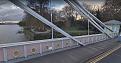 Albert Bridge overlooking a section of Battersea Park