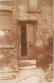 Front angle view of the doorway leading to Hanbury street backyard